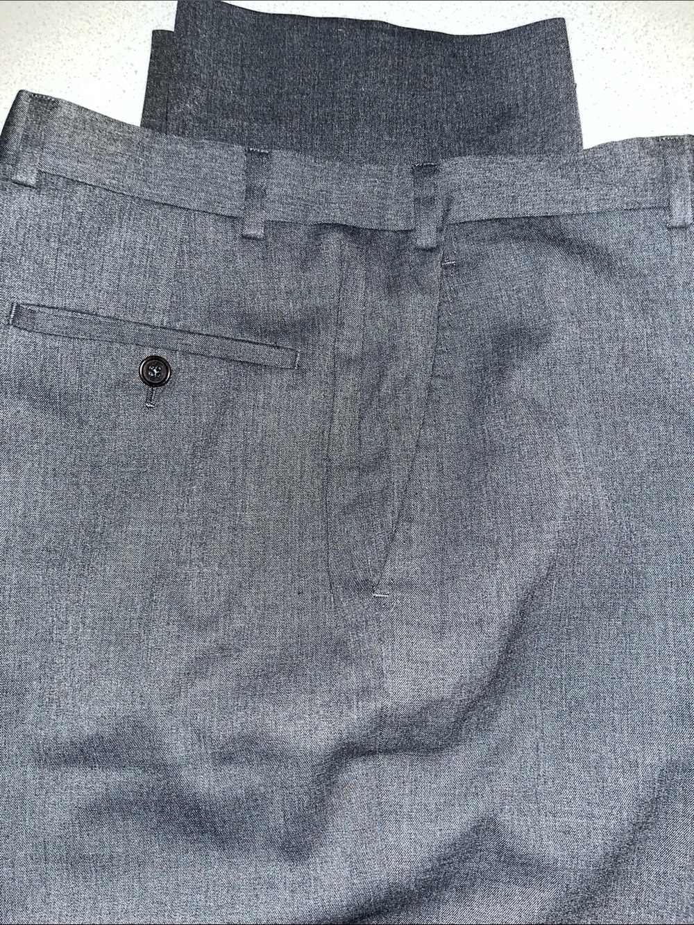 Armani Collezioni Men's Charcoal Gray Dress Pants Waist 35" EUC